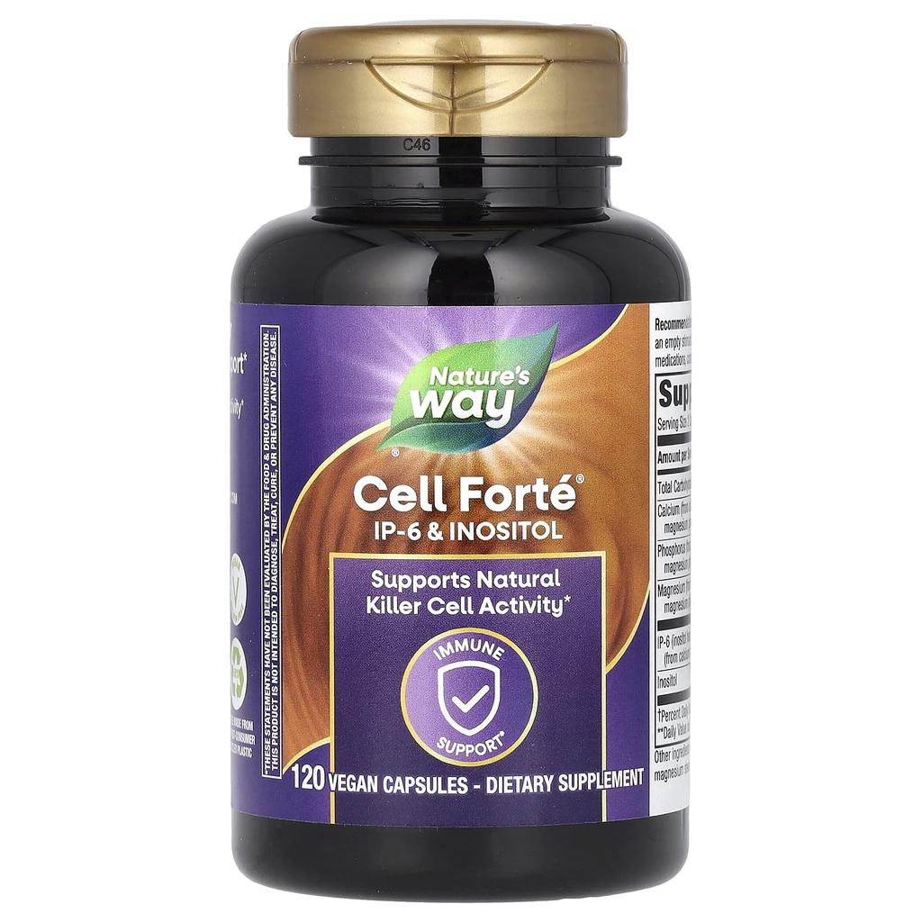 Nature's Way Cell Forté, IP-6 и Инозитол, 120 растительных капсул