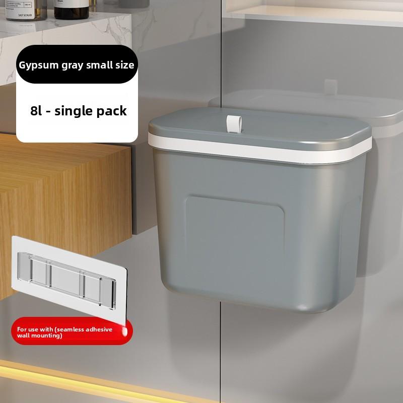 Настенный мусорный бак для домашних туалетов и кухонь. Подвесная модель. Легко очистить. Модель туалетной комнаты. Мусорное ведро с крышкой.