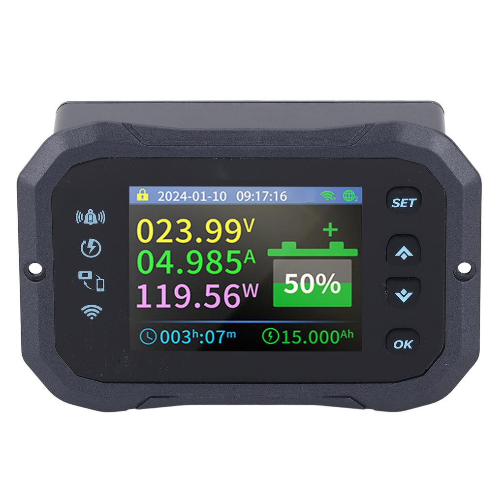 Кулонометр для автофургона, Wi-Fi, пульт дистанционного управления, емкость аккумулятора, вольтметр 10-100 В 100 А