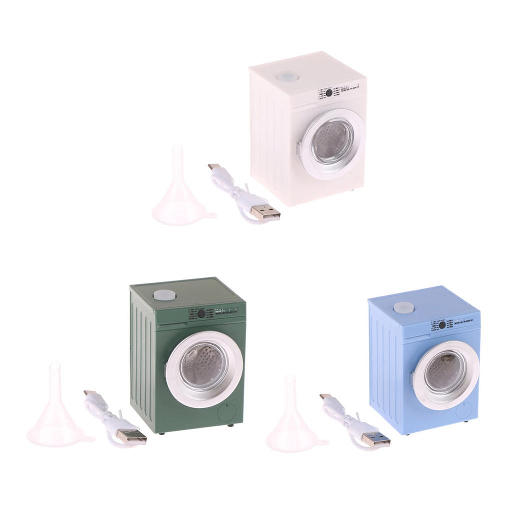 Миниатюрная стиральная машина для кукольных домиков 1:12 масштаб реалистичный отжим и стиральная машина портативный для прачечной кукольных домиков