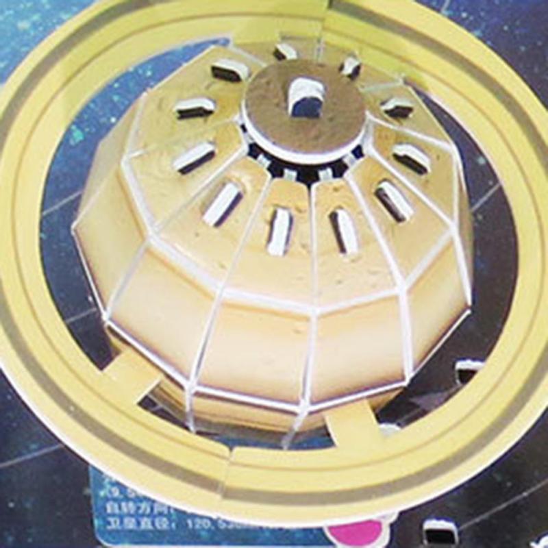 Бумажные 3D-пазлы с планетами, интерактивное творческое пространство, восемь планетарных спутников, модель сборки «сделай сам»