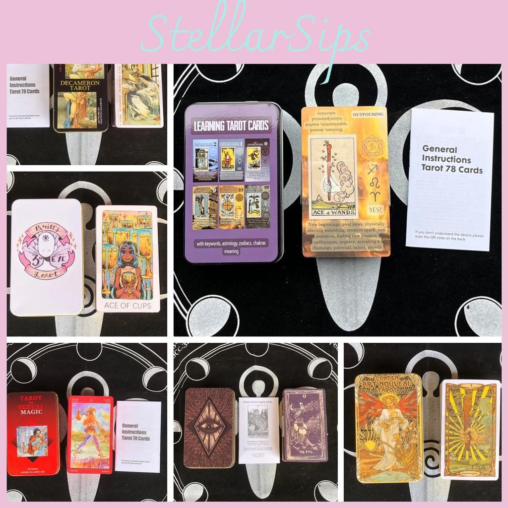 Набор карт Таро с дизайном из золотой фольги для проницательных оракульных и гадальных игр