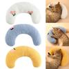 Little Pillow For Cats, Ultra Soft Pet Calming Toy Half Donut Cuddler Cat Cute Cozy Pillow Machine Washable