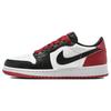 Детские кроссовки Air 1 Retro Low OG GS Black Toe White Varsity-Red CZ0858-106