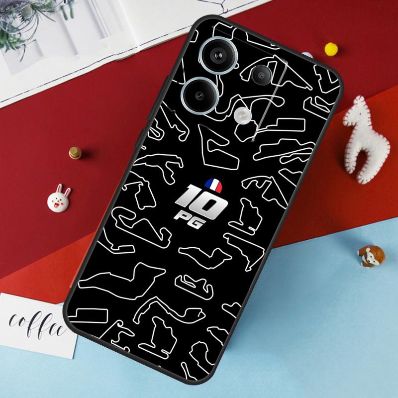 Pierre Gasly 10 F1 Case For Xiaomi Redmi Note 13 12 11 8 9 10 Pro Note 12S 11S 10S Redmi 12 10C 12C 13C Cover