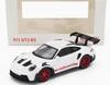 Norev Porsche Mini Car 911 992 GT3 RS COUPE 2022 1/43 (White/Red) [Item]