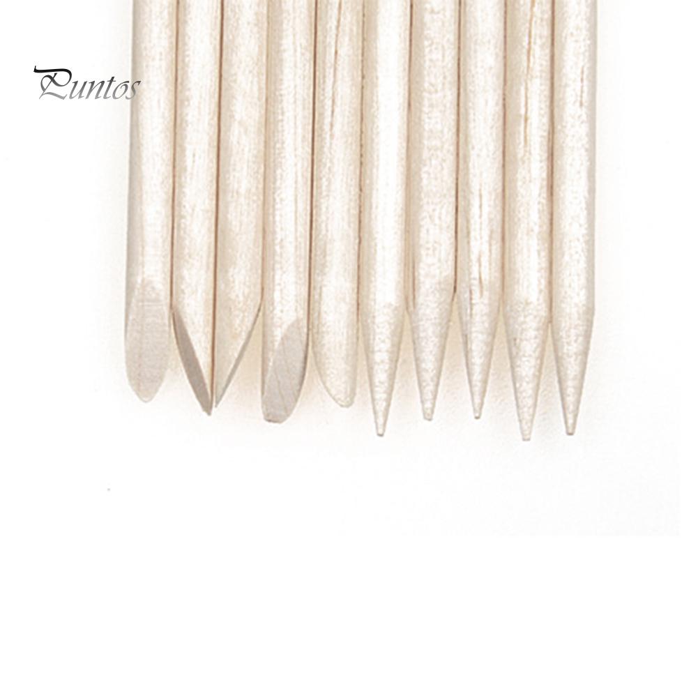 Puntos Nail Art 50 шт./упак. профессиональная деревянная палочка для удаления кутикулы, маникюра и педикюра