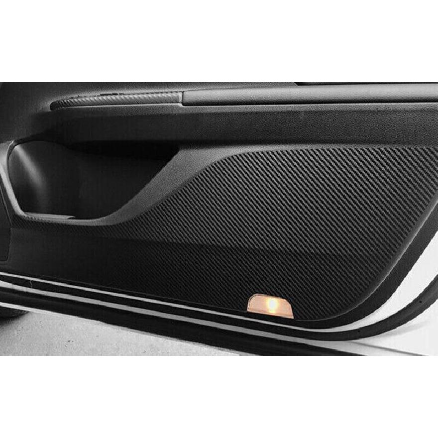 Leather Inner Door Anti-Kick Panel Cover Trim Sticker For Honda Accord 2013-2017