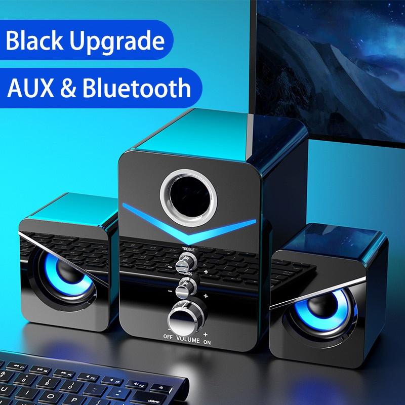 Динамический динамик Bluetooth Сабвуфер Открытый стереофонический музыкальный сплит Компьютерный аудиосистема Беспроводное управление