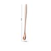 304 Stainless Steel Long Handle Stirring Spoon Coffee Tea Spoons Dessert Spoon Stirring Rod Tiny Spoon Gold Kitchen Accessories
