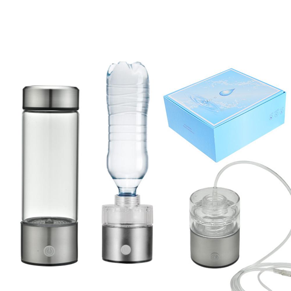 450ml Hydrogen-Rich Water Cup Electric Hydrogen Absorption Water Generator Bottle Filter Portable Hydrogen Absorption 1200MAH