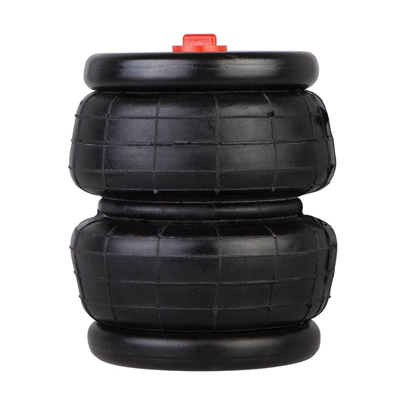 2E2300 Double Convolute Airbags for Truck/Bus/Trailer Heavy-Duty Pneumatic Suspension 113-137mm Adjustable 1/2-14NPT&3/8-16UNC