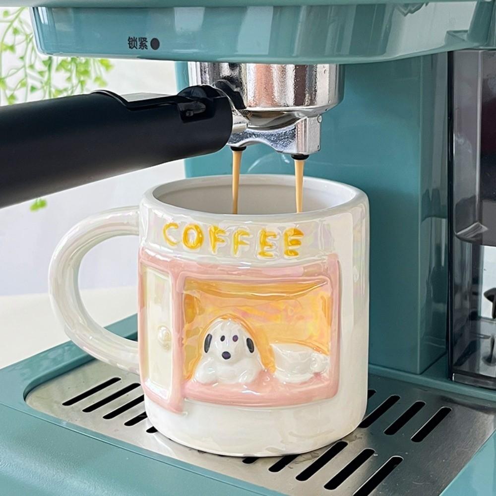 Cartoon Coffee Mug 320 ml Tea Cup Water Cup Puppy Ceramic Milk Cup  Valentine's Day Present
