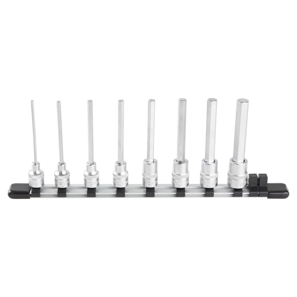 Набор длинных шестигранных головок TONE (с держателем), HH308L, 9,5 мм (3/8") Драйв, 8 штук