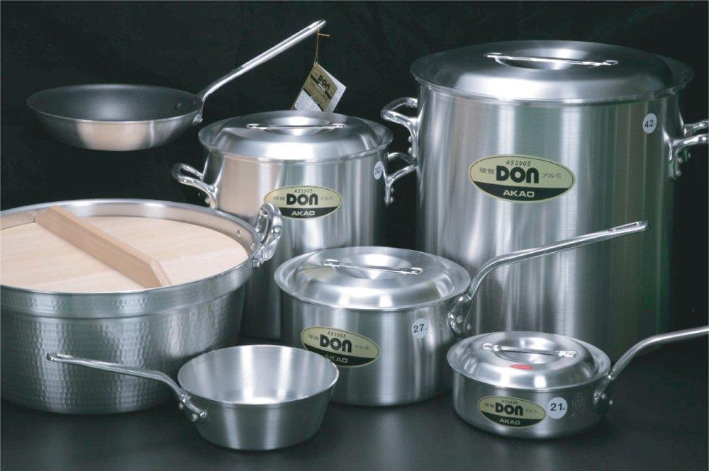 Сковорода Akao Aluminum DON 33 см с алюминиевой ручкой, японский сплав AHL24033, (Литой алюминий)