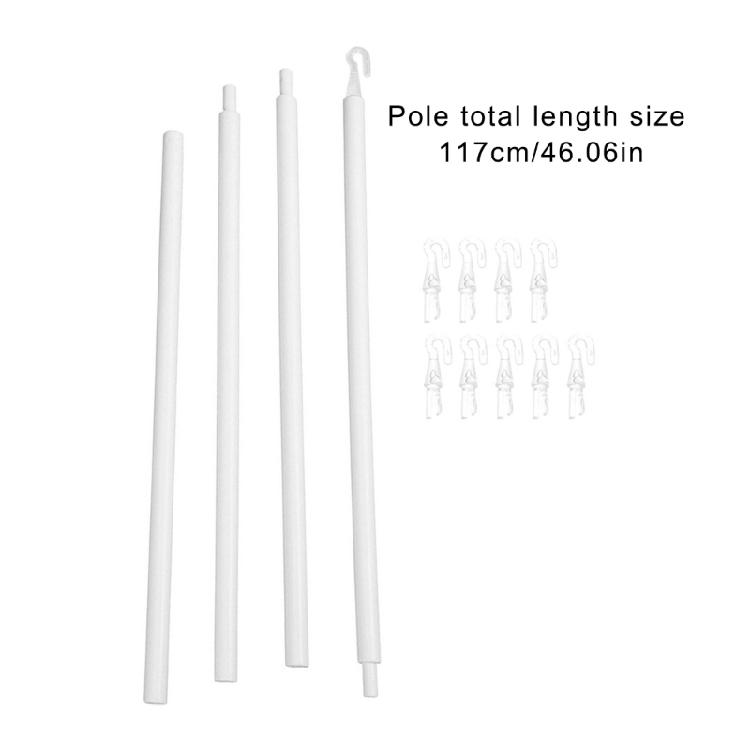 Стержень управления вертикальными жалюзи Крючок-палочка для вертикальных жалюзи, Прочная палочка для штор для легкого управления аксессуарами