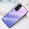 For Samsung Galaxy A55 5G Case Gradient Tempered Glass+PC+TPU Phone Cover