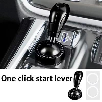 Rocker Style Push Start Button Cover Compact Design Ignition Switch Cover  Vehicle Decor