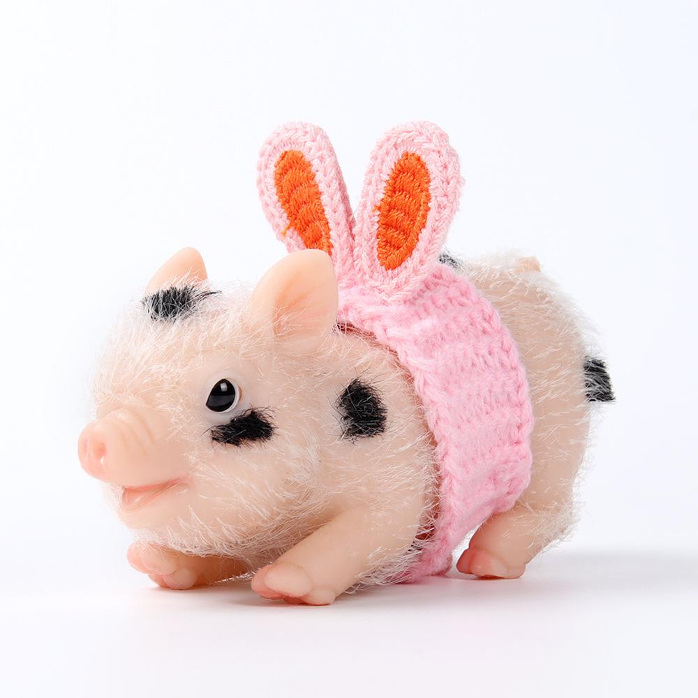 New Silicone Animal Headband Accessories Cute Little Pig Decompression Toy Trend