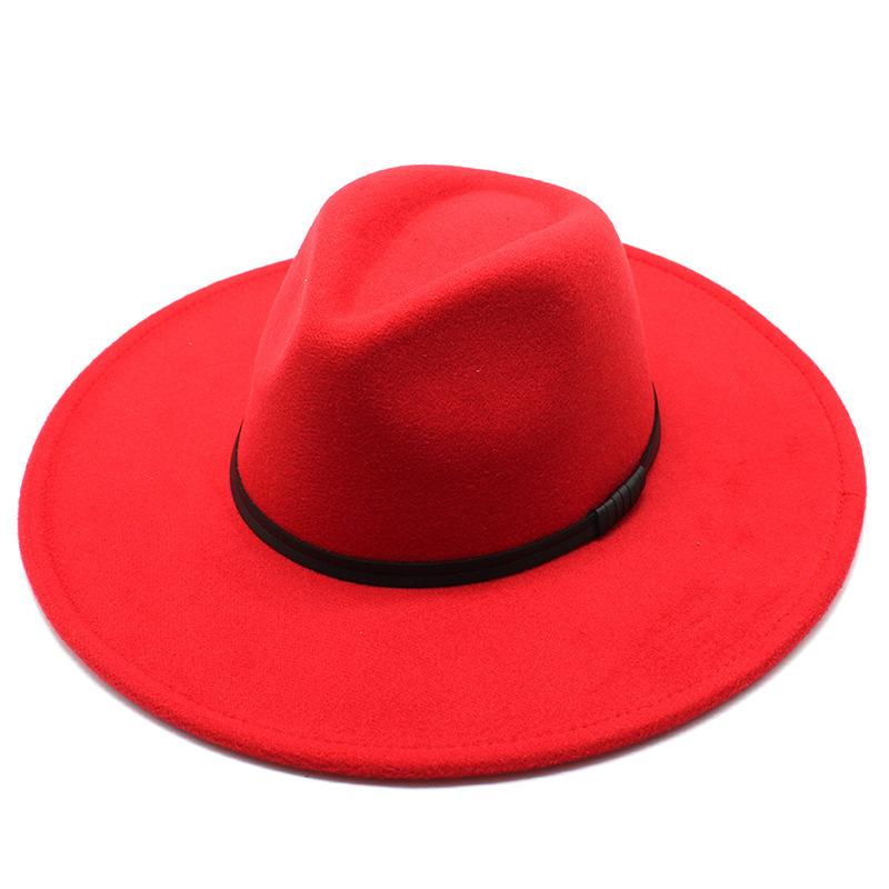 Шерстяная шляпа-цилиндр в стиле джаз с большими полями, 9,5 см, для мужчин и женщин, персиковый топ в форме сердца, черный цилиндр, фетровая шляпа