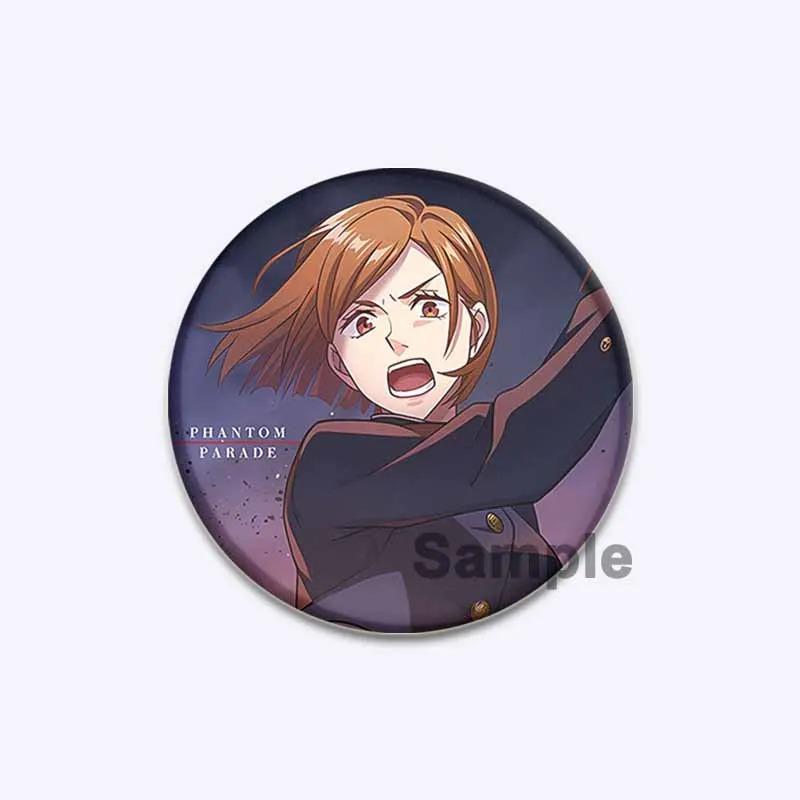 32/44/58mm Anime Jujutsu Kaisen Pins,Cartoon Figure Gojo Satoru Yuji Itadori Badge,Handmade Brooches,Breastpin for Backpack Clothes Gifts