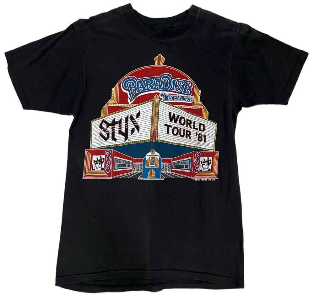Hot Styx World 81 Paradise theatre Black S-234XL T-shirt Best Gift C263 Unisex T-Shirt
