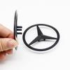 QNAT5 Черно-хромированная задняя звезда для Benz W205 A2058174500 Логотип Mercedes W177 W176 GLA GLC GLE A1778170100 Аксессуары для тюнинга авто