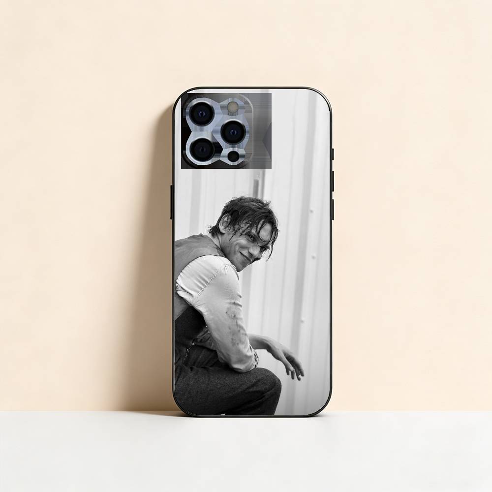 Чехол для телефона J-Jamie Campbell Bower для iPhone 17,16,15,14,13,12,11 Plus,Pro Max,XS,Мягкий силиконовый черный чехол