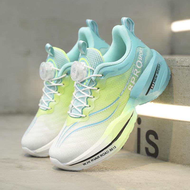 Sports Comfortable Footwear Lightweight Sports Shoes Gradual Change Color Free Basketball Shoes Casual Classmates Boys Students Girls Ball