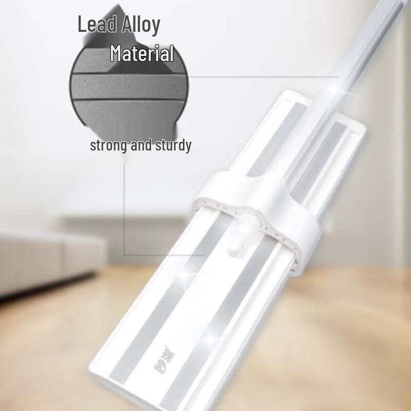 MIAOJIE Швабра плоская с отжимом, большая 45 см с 2 насадками