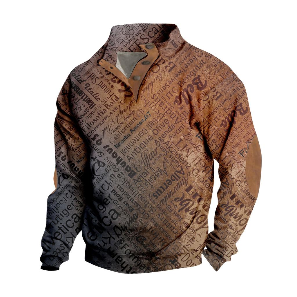 Весенне-осенняя мужская толстовка с воротником-стойкой на открытом воздухе, повседневные свитера, топы