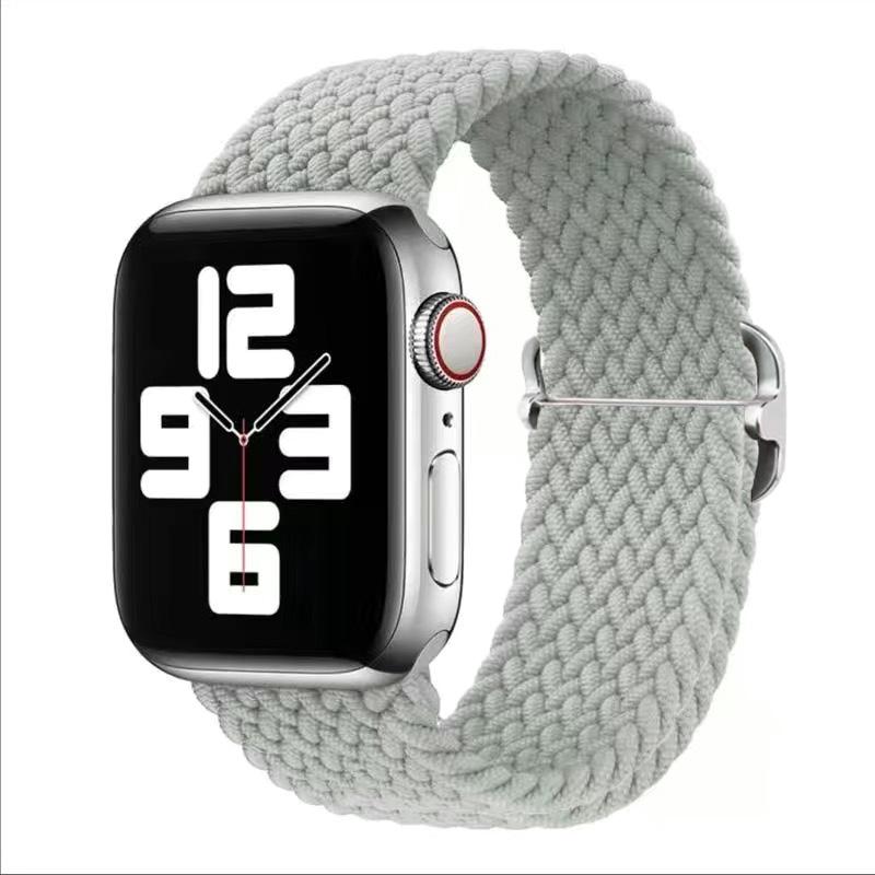 Плетеная петля Solo для Apple Watch Band 44 мм, 40 мм, 45 мм, 41 мм, 49 мм, 42 мм, 38 мм, эластичный браслет IWatch Series 7, 3 SE, 6, 8, ультра-ремешок для ремешка для наручных часов