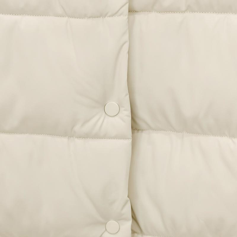 Женская осенне-зимняя однотонная утолщенная верхняя одежда с хлопковой подкладкой и воротником-стойкой, теплая куртка без рукавов, пальто, жилет