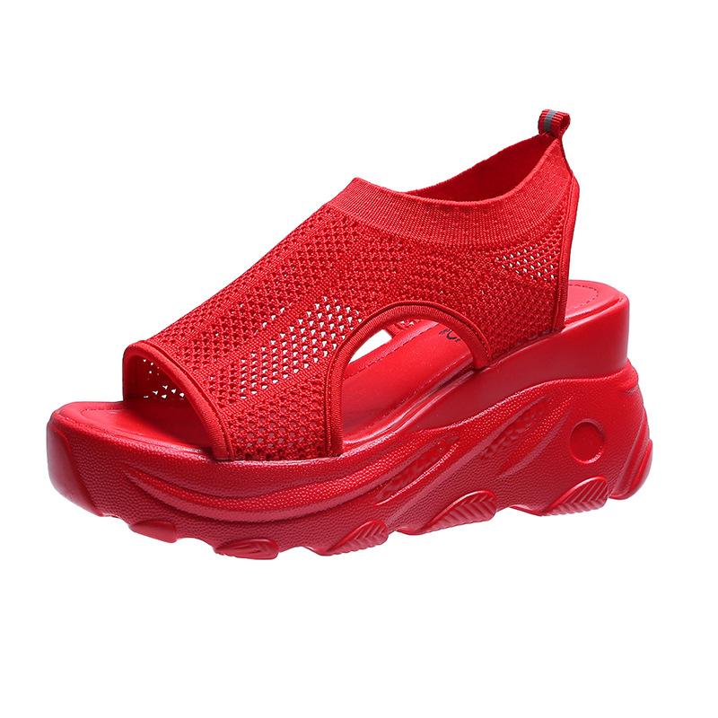 Новые водонепроницаемые плетеные студенческие повседневные модные универсальные модные сандалии для женщин