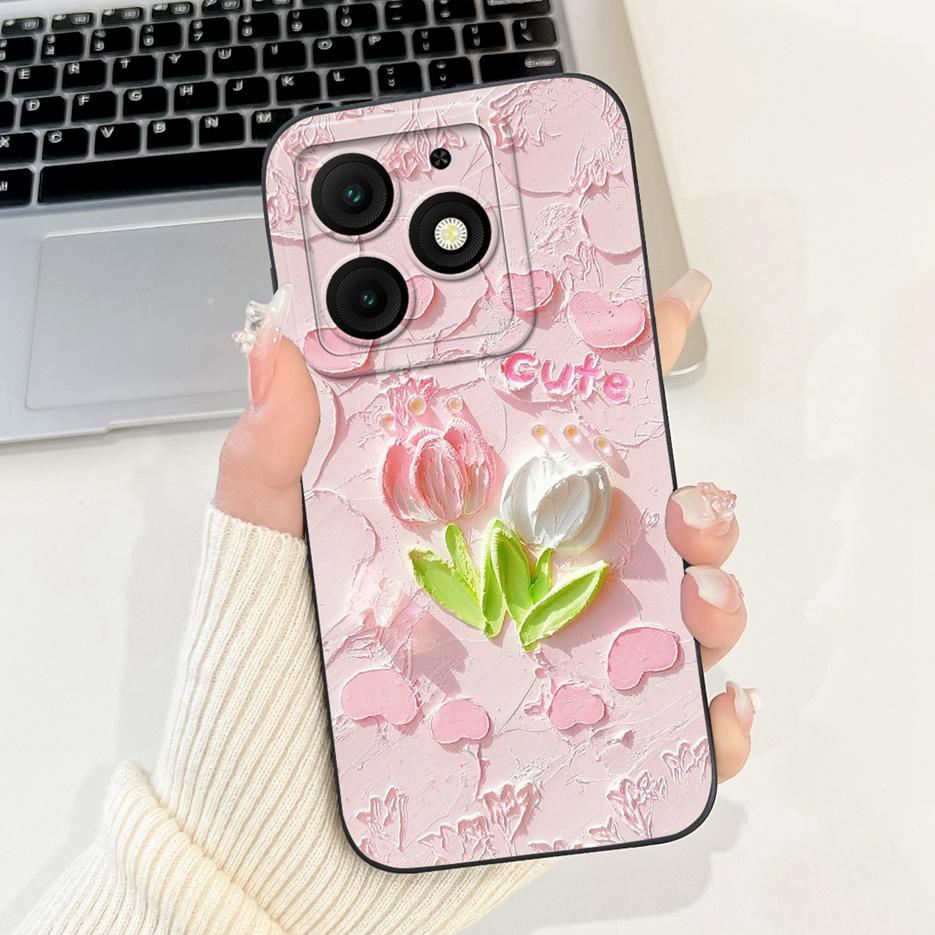 For Itel A50 Case Itel A50C Cute Fashion Cartoon Cover Soft TPU Phone Case For Itel A50C A 50 ItelA50 C Back Cover Fundas Bumper