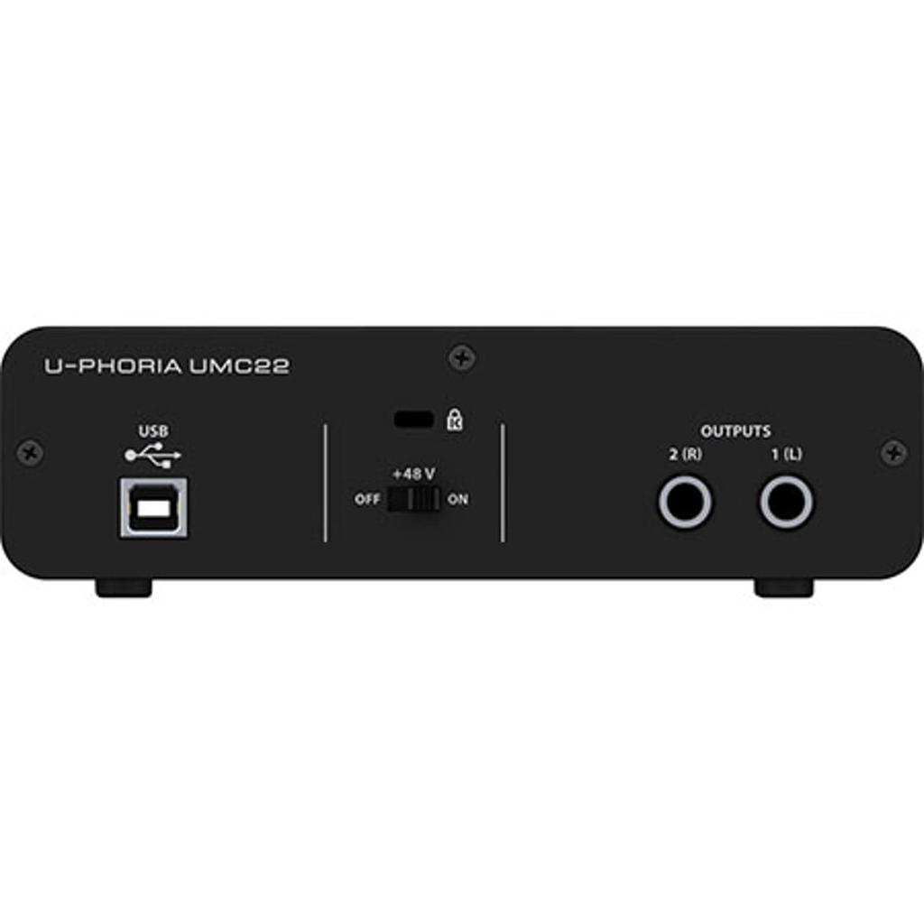 Behringer Behringer 2 входа 2 выхода USB аудио интерфейс UMC22 U-PHORIA