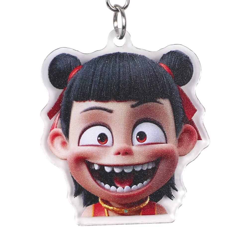 Брелок Nezha Фигурка Игрушка Ao Bing Подвеска для Мужчин Женщин Рюкзак Смешной Подвеска Брелок