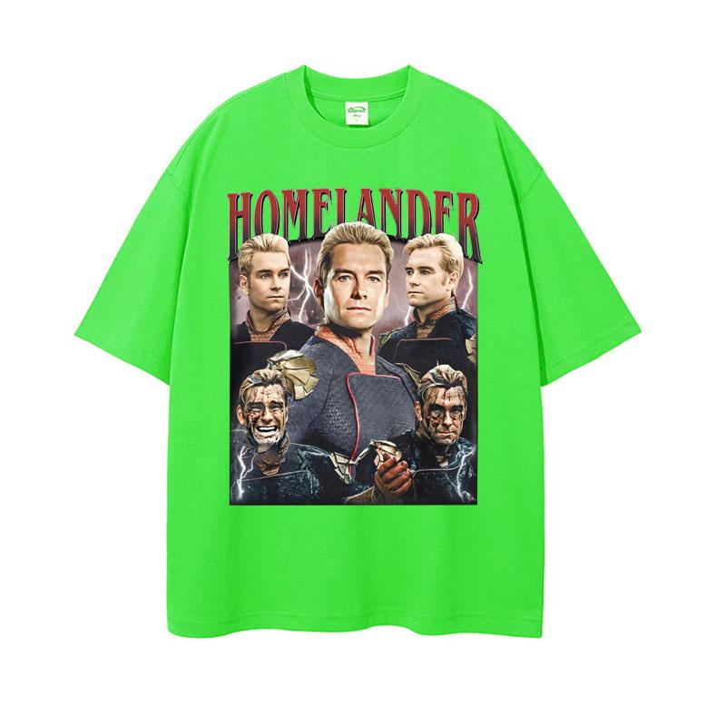 Limited The Homelander The Boys Season 4 The Boyz Vintage Graphic T Shirts Men Women Fashion Classic ONeck Short Sleeve Tshirt
