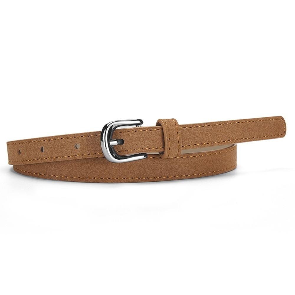 Luxury Design Business Waist Belt Casual Waistband Trendy Suede Leather Belt For Women