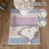 Туалетный коврик Senko Snoopy, приглушенный пастельный, прибл.. 80 x 60 см, Розовый, 76675