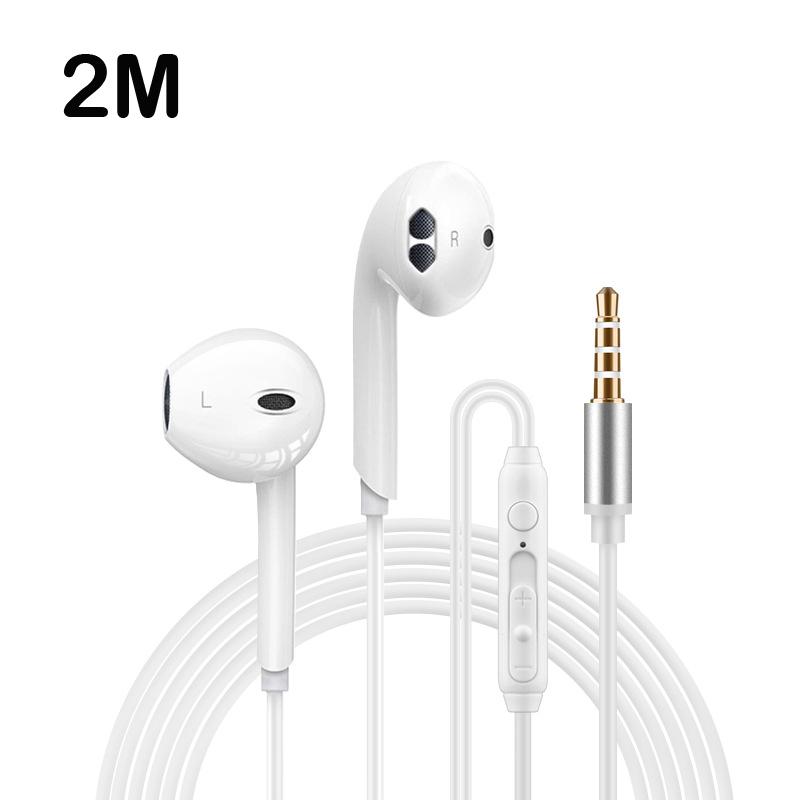 3.5mm Universal Wired Headset Earbuds In-ear Earphone With Microphone Portable Earphone