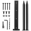 Sturdy Fence Post Spikes Support Stable Fence Post Repair Stakes  Home