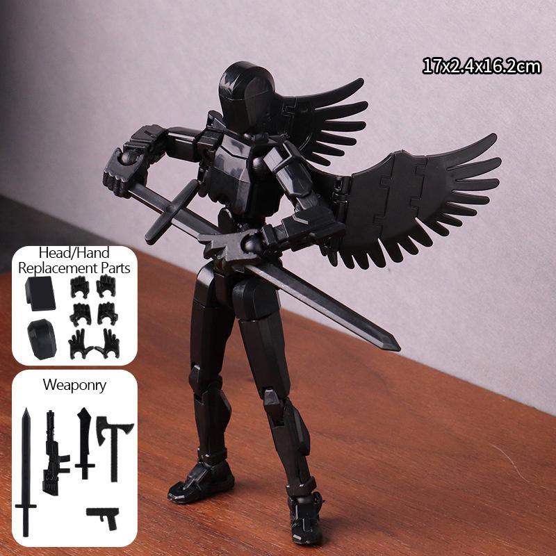 Набор фигурок, гигантский робот-меч, фигурка, напечатанная на 3D-принтере, Robo 13, игрушки для игрушек, шарнирная фигурка, коллекционный настольный компьютер