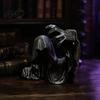 Mysterious Home Decor Accessories 3D Printed Faceless Cloak Figurine, Hooded Reaper, Gothic Personalized Gifts for Dark Style Lovers Desktop