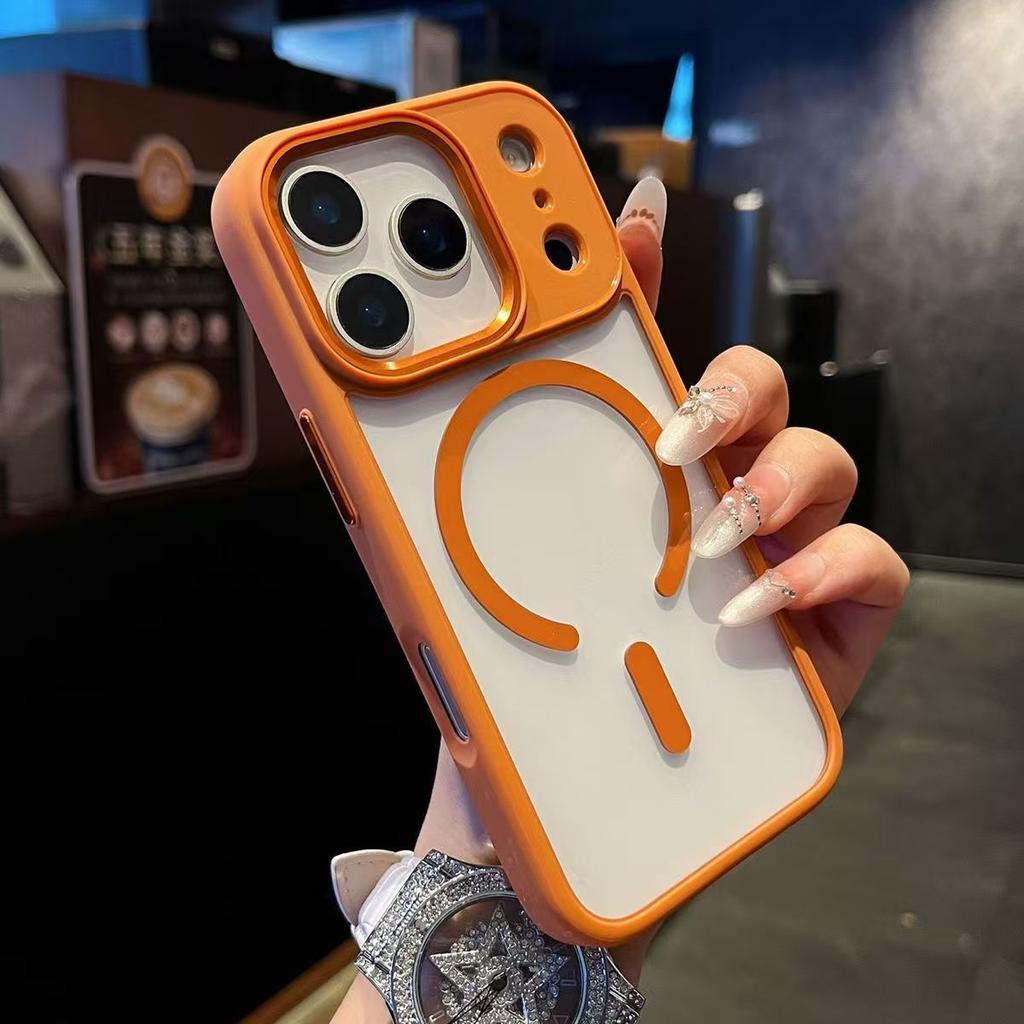 Подходит для Apple 17promax магнитный чехол для мобильного телефона iPhone16 золотой щит всесторонний противоударный 15 защитный чехол прозрачный с воздухом