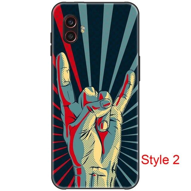 For Samsung Galaxy XCover 6 Pro Black Tpu Case On Samsung XCover6Pro Shockproof Full Protection Cover SM-G736U 6.6inch