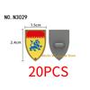 Средневековый Военный Замок Рыцарь Строительные Блоки - Фигурки Королей со Шлемом, Доспехами и Аксессуарами-Оружием