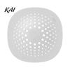 Universal Sink Filter Kitchen Strainer Mat with Suction Cup, Food Residue & Hair TPR Drain Catcher Floor Cover, Anti Clogging Mesh for