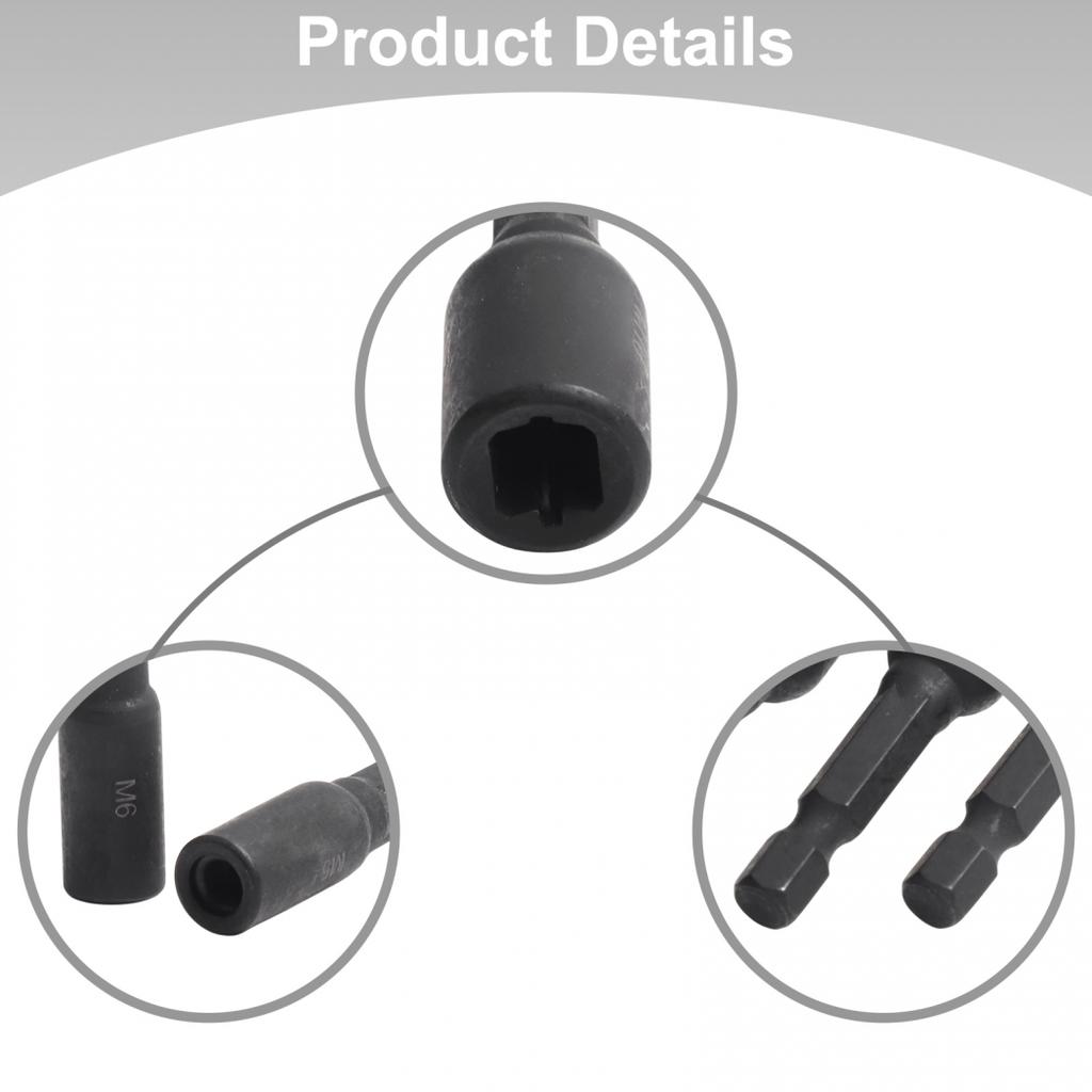 Адаптеры-головки для метчиков 6 шт. с удлинителем для изготовления моделей