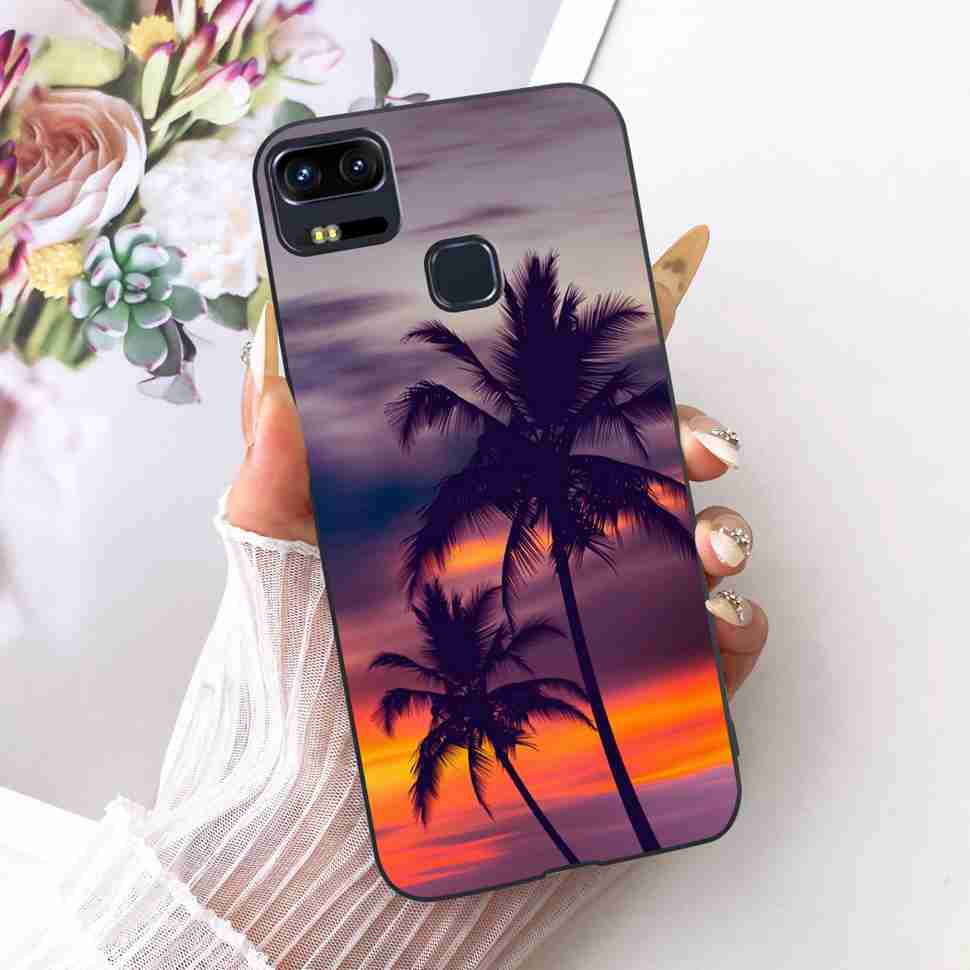 For Asus Zenfone 3 Zoom Case Cartoon Butterfly Lion Silicone TPU Black Soft Cover For Asus ZE553KL Phone Cases Bumper Fundas